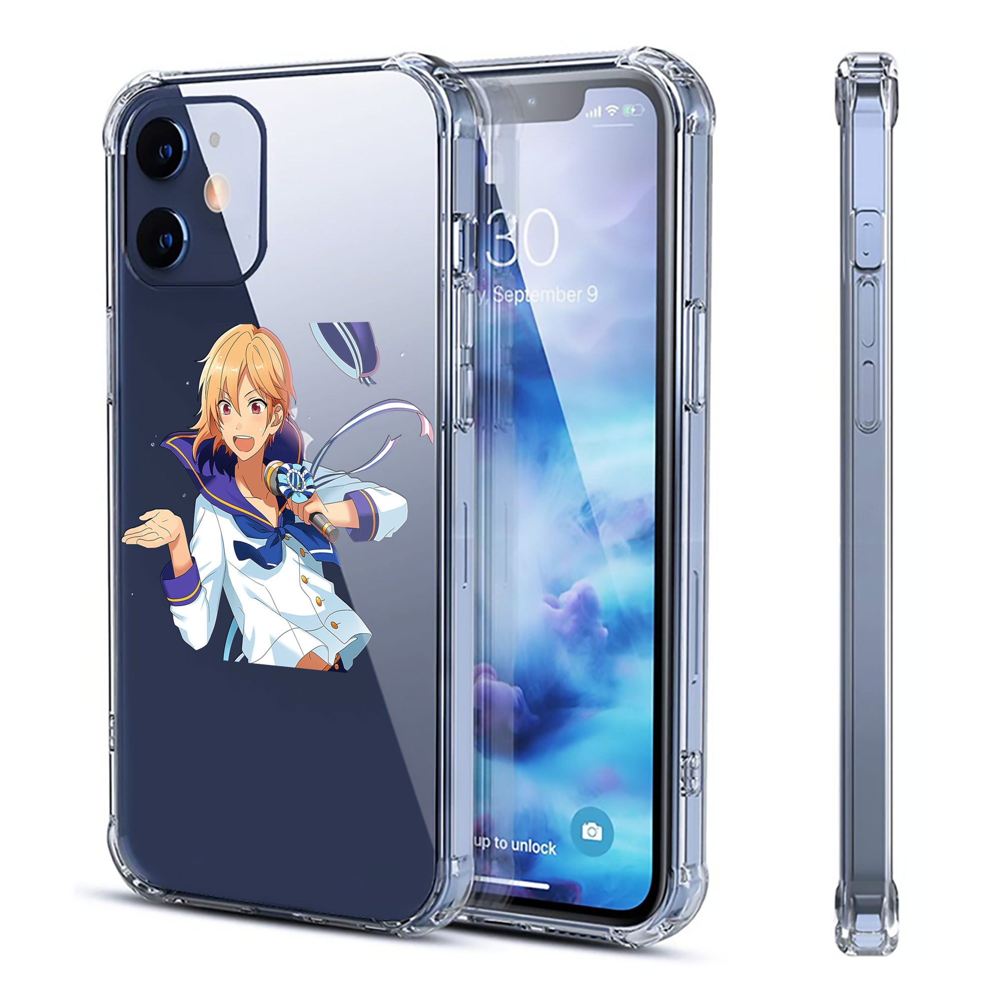 （画像用） あんさんぶるスターズ! Ensemble Stars 【iPhone 12シリーズ対応】透明スマホケース（クリアソフトケース）